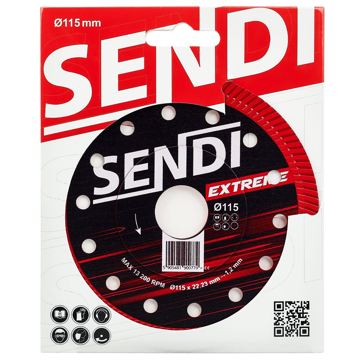 SENDI EXTREME Ø115 mm gyémánt vágókorong – extra gyors és tiszta vágás kemény burkolólapokhoz 2 SENDI EXTREME Ø115 mm gyémánt vágókorong – extra gyors és tiszta vágás kemény burkolólapokhoz - Image 2