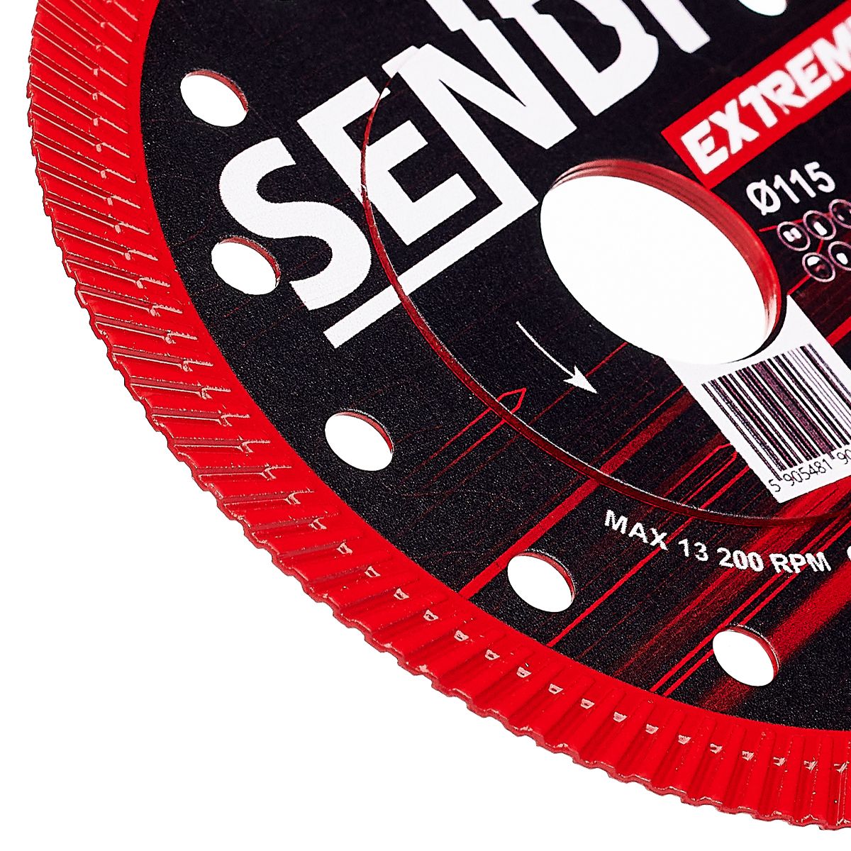 SENDI EXTREME Ø115 mm gyémánt vágókorong – extra gyors és tiszta vágás kemény burkolólapokhoz 6 SENDI EXTREME Ø115 mm gyémánt vágókorong – extra gyors és tiszta vágás kemény burkolólapokhoz - Image 6